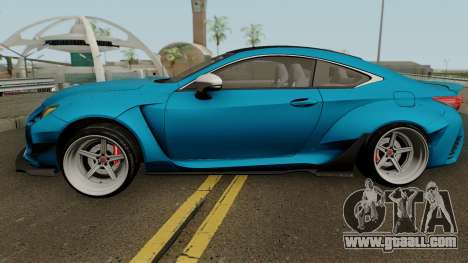 Lexus RC-F for GTA San Andreas