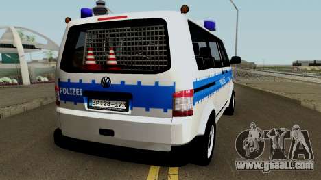 Volkswagen T5 German Police for GTA San Andreas