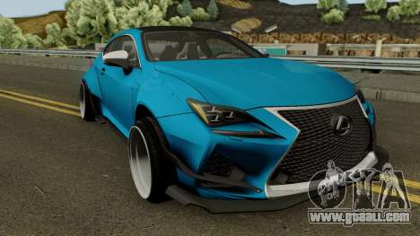 Lexus RC-F for GTA San Andreas