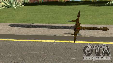 Barbarossa Sword From COD WWII:Nazi Zombies for GTA San Andreas