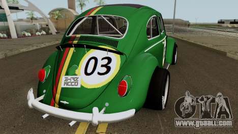 Volkswagen Beetle Ragtop Sedan 1963 for GTA San Andreas