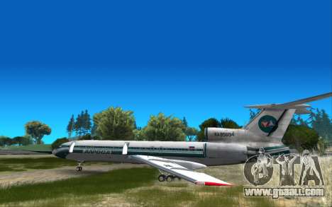 Tu-154 ALROSA legend Izhma for GTA San Andreas