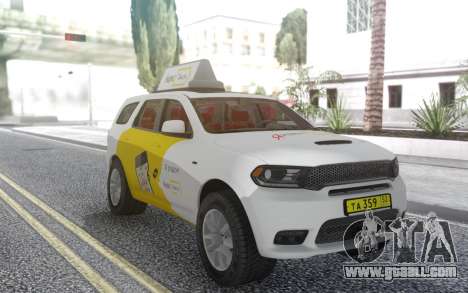 Dodge Durango SRT Yandex Taxi for GTA San Andreas