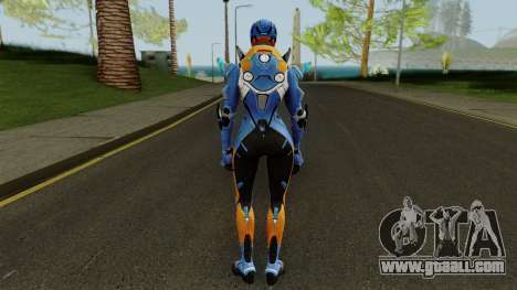 Fortnite Female Carbide Blue for GTA San Andreas