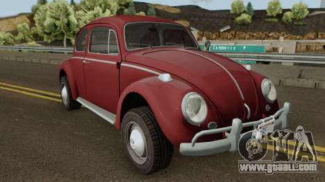 Volkswagen Beetle Deluxe 1300 (Non-ragtop) 1963 for GTA San Andreas