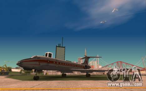 The Legendary Tu-134 for GTA San Andreas