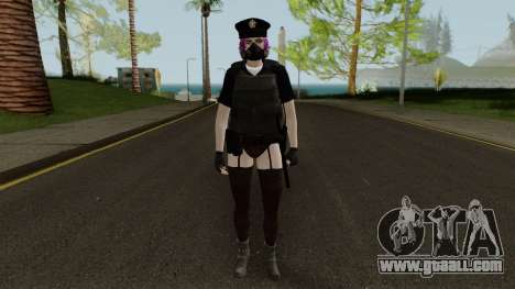 GTA Online Fem Police With Normal Map for GTA San Andreas