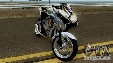 Yamaha R25 Mitsumine Itasha for GTA San Andreas