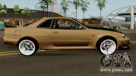 Deuces Nissan Skyline Evolution GT-R 34 for GTA San Andreas