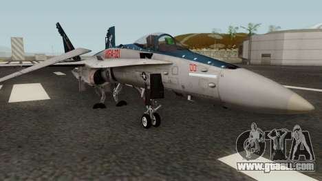FA-18C Hornet VMFA-321 MG-00 for GTA San Andreas
