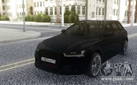 Audi RS 6 for GTA San Andreas