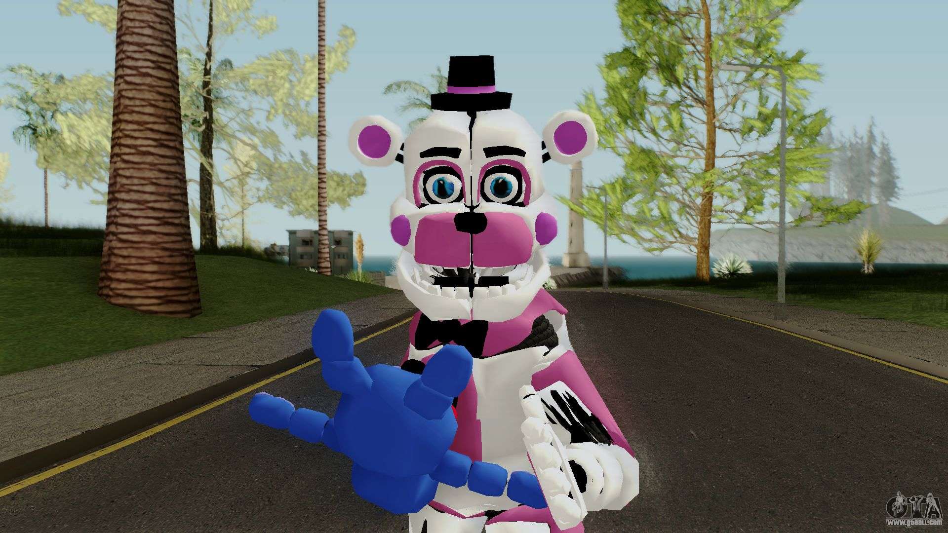 Funtime Freddy in FNAF 2 Mod