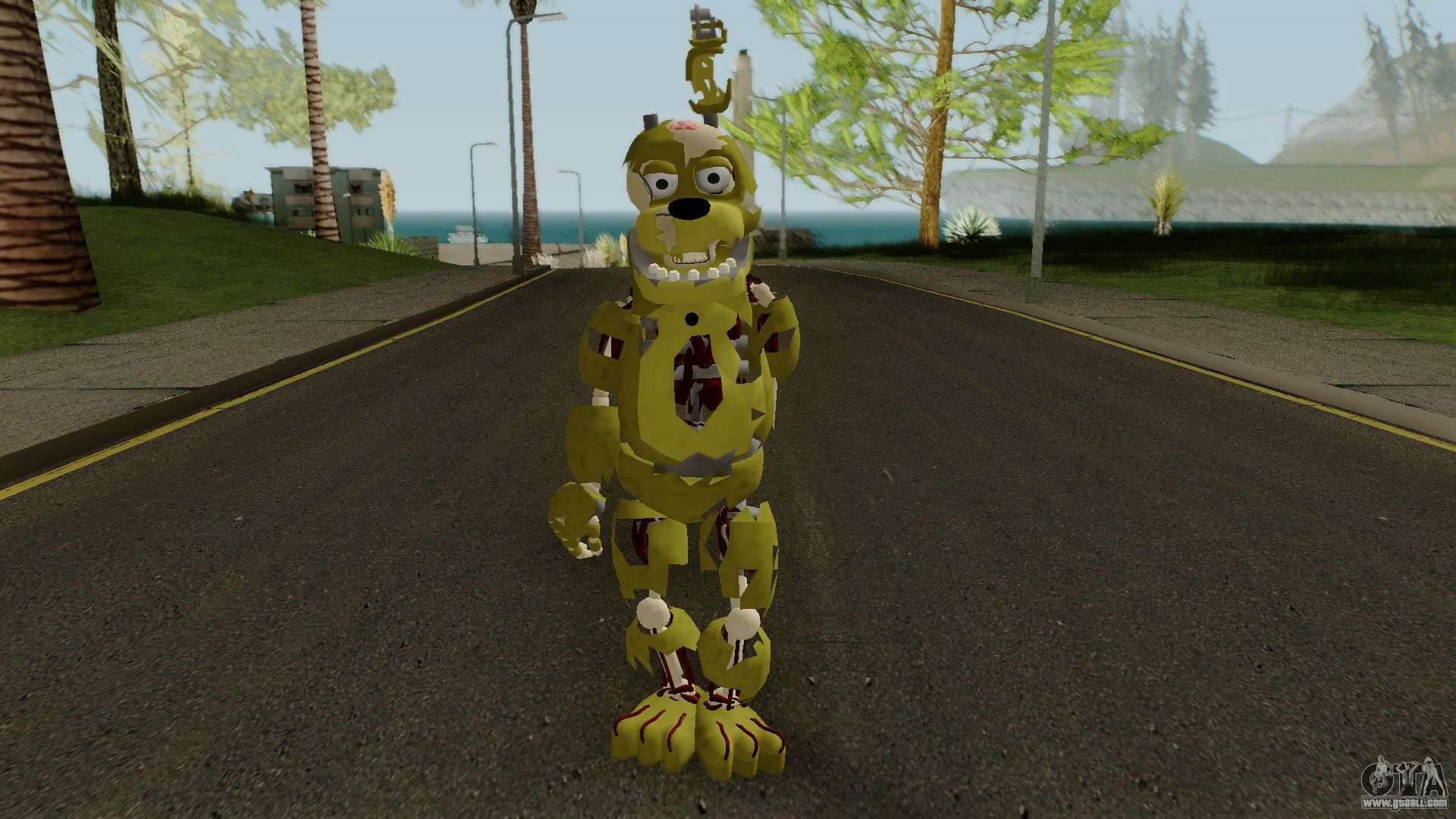 GTA San Andreas Freddy Fazbear Pizzeria Simulator: Salvage Skin