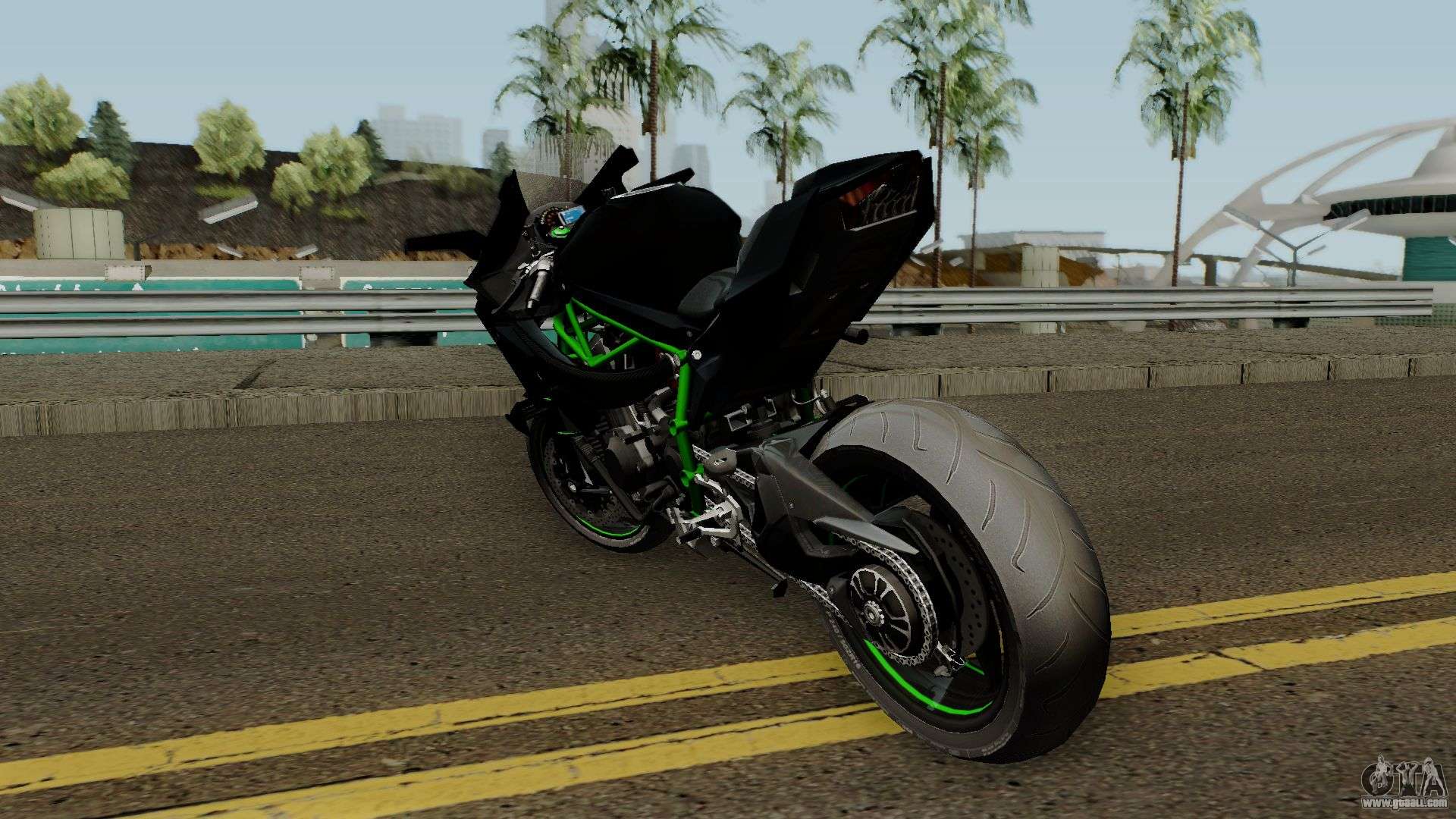 Download Kawasaki Ninja H2R 2015 for GTA San Andreas (iOS, Android)