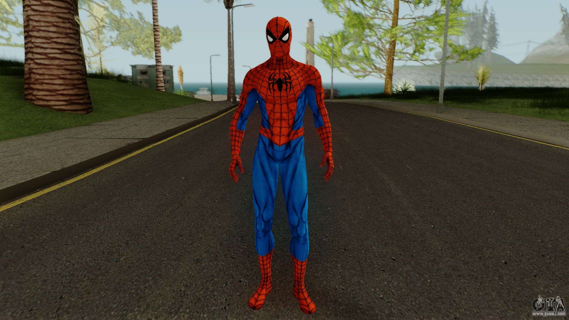 Spider-Man PS4 Classic Skin for GTA San Andreas