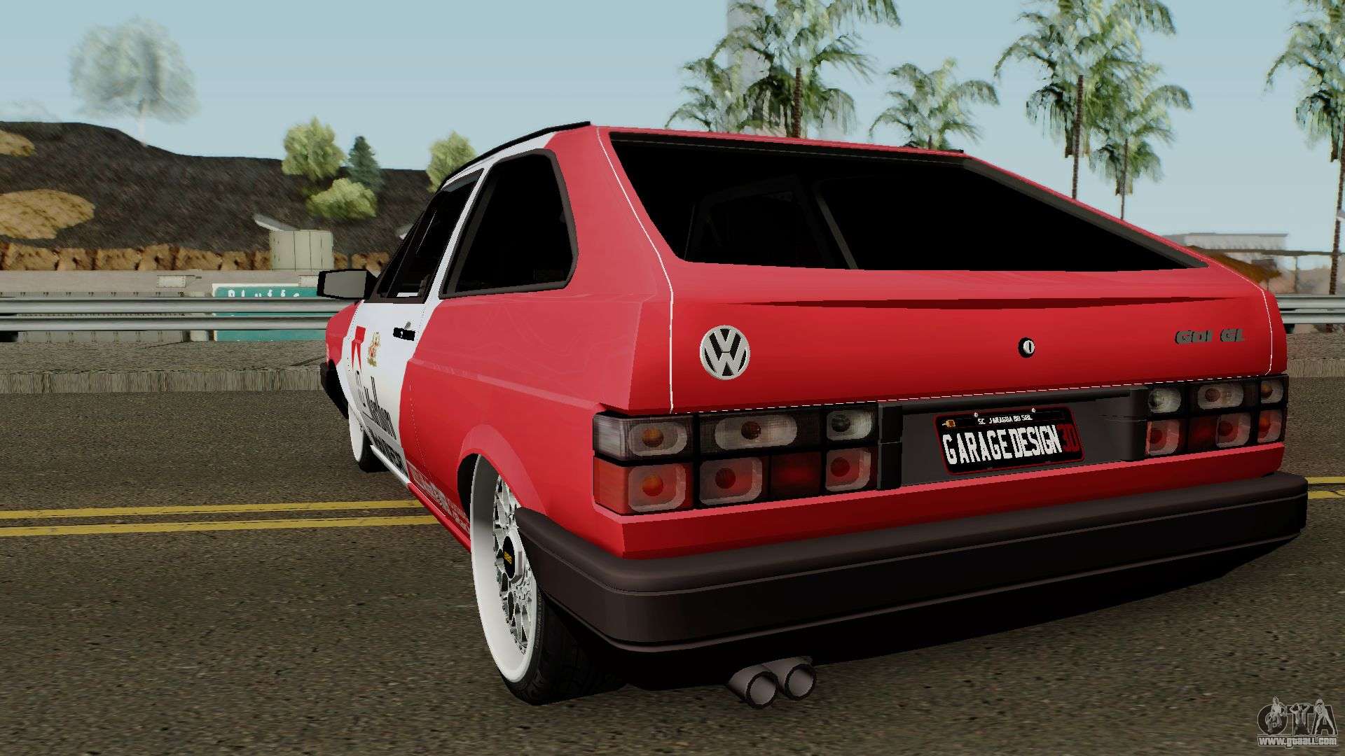 Volkswagen Gol Quadrado Marlboro para GTA San Andreas