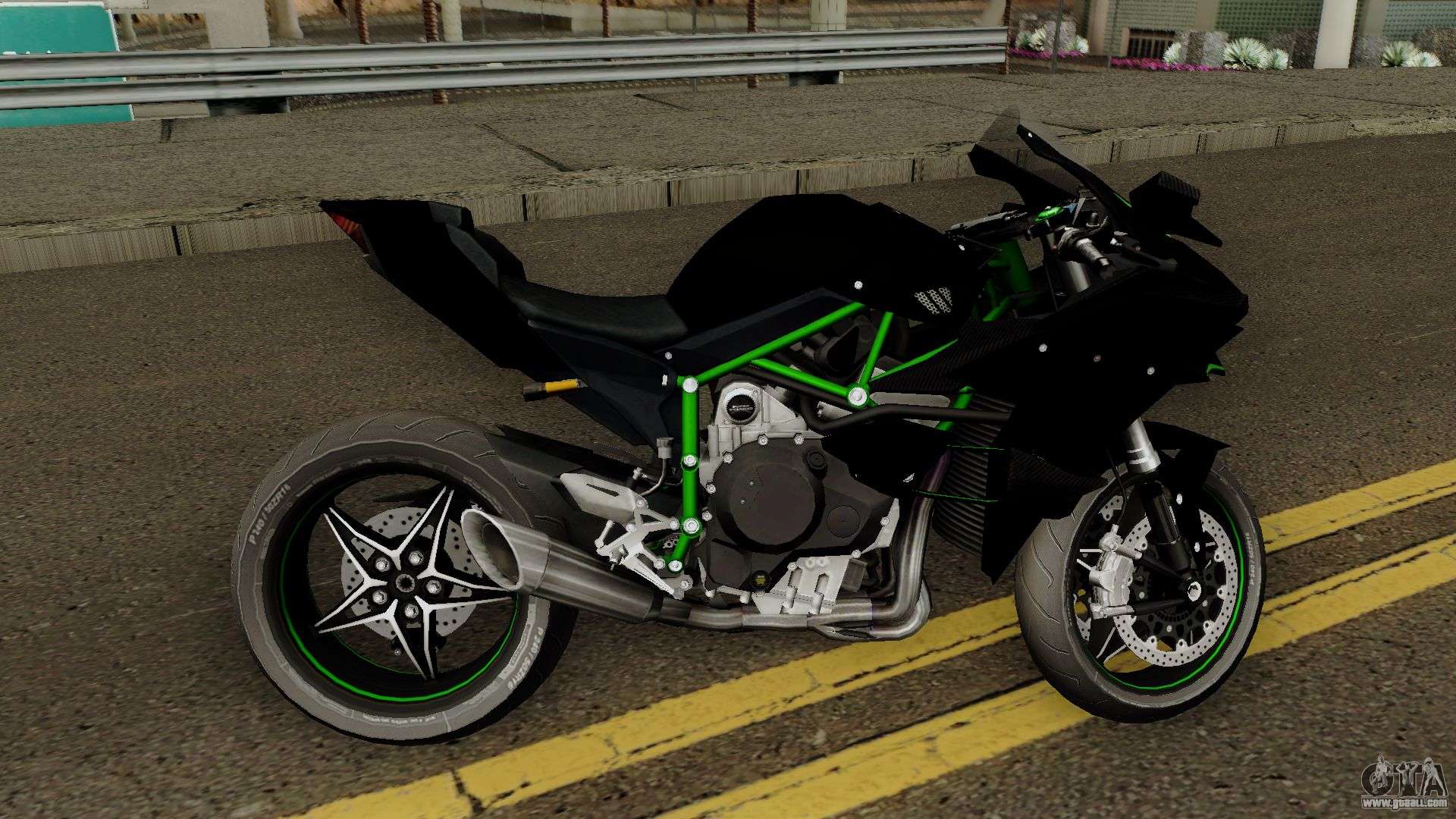 Download Kawasaki Ninja H2R 2015 for GTA San Andreas (iOS, Android)