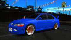 Mitsubishi Lancer Evolution VII Blue for GTA San Andreas