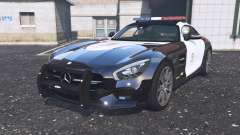 Mercedes-AMG GT coupe (C190) 2016 Police for GTA 5