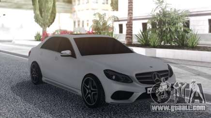 Mercedes-Benz E200 White for GTA San Andreas