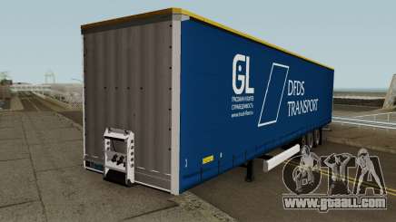 DFDS Transport Trailer for GTA San Andreas