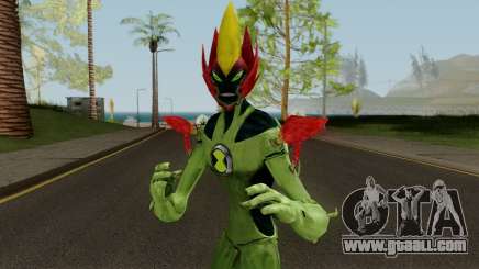 Ben 10 Ultimate Swamp Fire Skin for GTA San Andreas