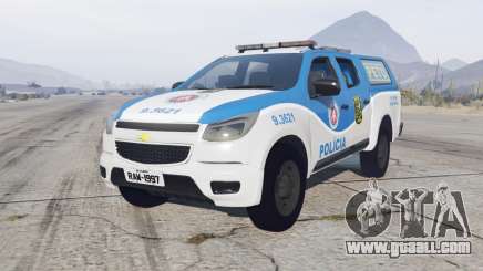 Chevrolet S10 Double Cab 2012 Policia for GTA 5