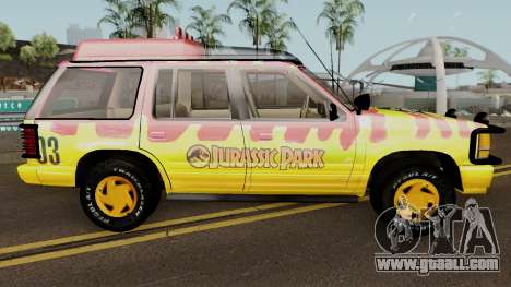 Ford Explorer - Jurassic Park v2 for GTA San Andreas