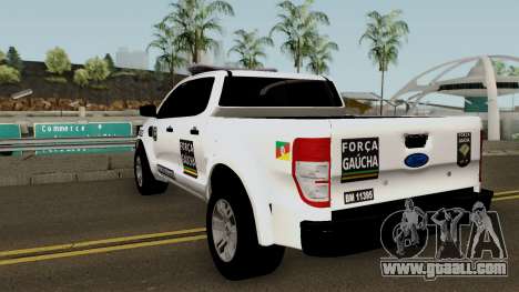 Ford Ranger Brazilian Police (Forca Gaucha) for GTA San Andreas
