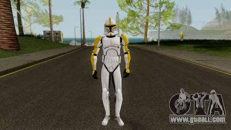 Clone Trooper Yellow (Star Wars The Clone Wars) for GTA San Andreas