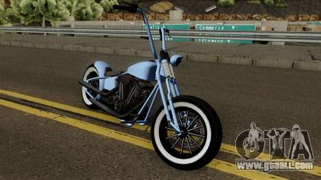 Western Motorcycle Zombie Bobber GTA V for GTA San Andreas