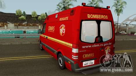 Mercedes-Benz Sprinter Ambulance (CBMRS) for GTA San Andreas