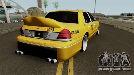 Ford Crown Victoria New York Taxi (Taxi Movie) for GTA San Andreas
