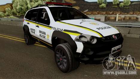Fiat Palio Weekend Brazilian Police for GTA San Andreas