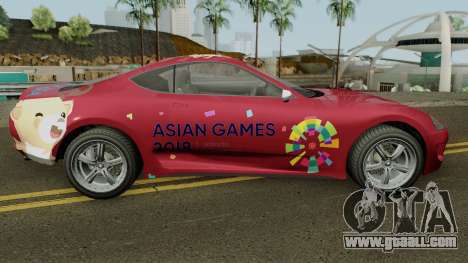 Dinka Jester Classic 18th Asian Games for GTA San Andreas
