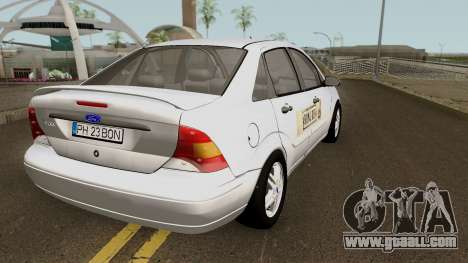 Ford Focus (Bonjour Bar Delivery Food) 2004 for GTA San Andreas
