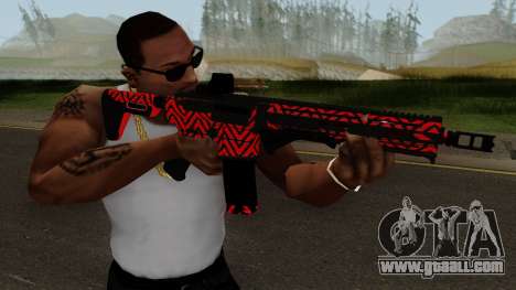 New Assault Rifle (Red) for GTA San Andreas