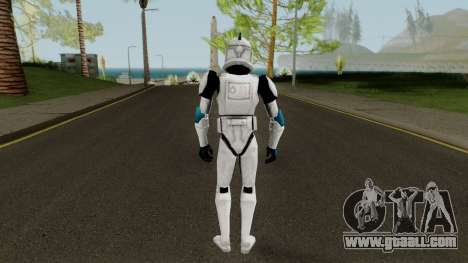 Clone Trooper Blue (Star Wars The Clone Wars) for GTA San Andreas