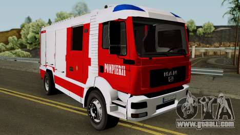 MAN TGA Pompierii (Romanian Firetruck) 2010 for GTA San Andreas