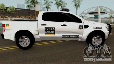 Ford Ranger Brazilian Police (Forca Gaucha) for GTA San Andreas
