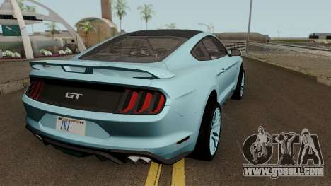 Ford Mustang GT 2018 for GTA San Andreas