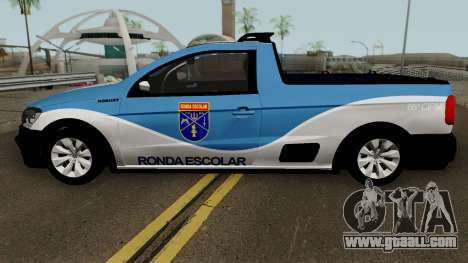 Volkswagen Saveiro G7 ROBUST PMBA Ronda Escolar for GTA San Andreas