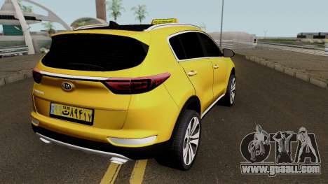 Kia Sportage 2017 Taxi Maku for GTA San Andreas