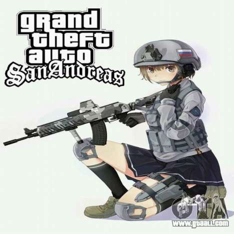New loading screens anime for GTA San Andreas