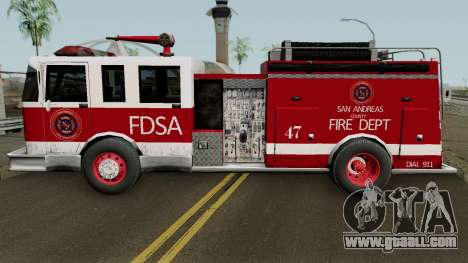 Firetruck Remastered for GTA San Andreas