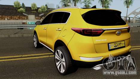 Kia Sportage 2017 Taxi Maku for GTA San Andreas