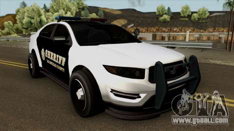 Ford Taurus Sheriff (Interceptor style) 2012 for GTA San Andreas