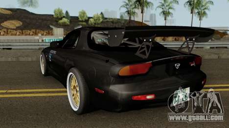 Mazda RX-7 FD3s Touge Warior - Black Brother for GTA San Andreas