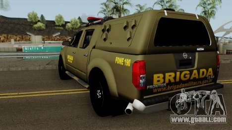 Nissan Frontier Brazilian Police (Verde) for GTA San Andreas