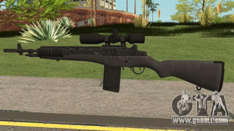 COD-MWR M14 Sniper for GTA San Andreas